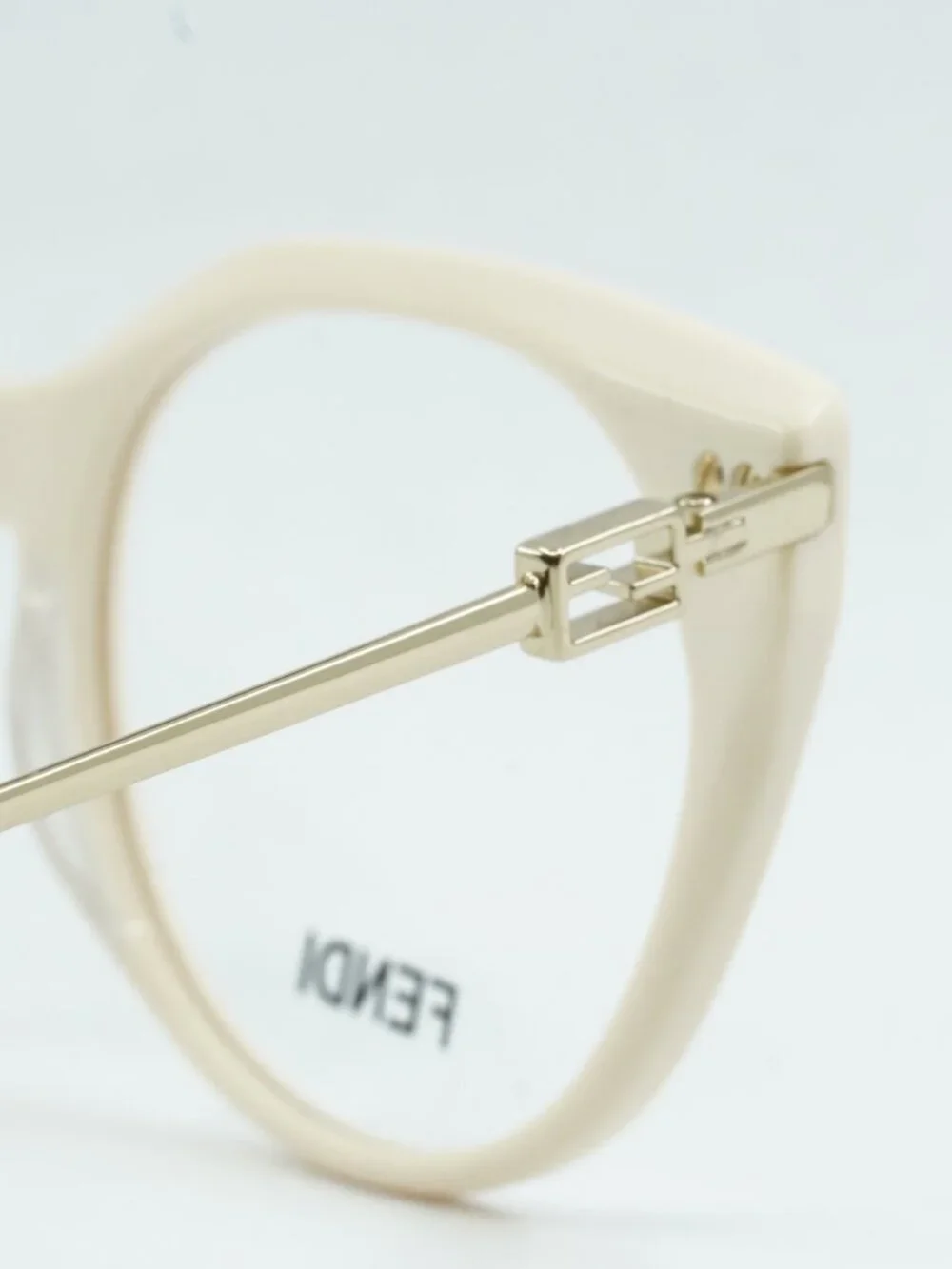 Fendi FE50010I 025 Cat Eye Eyeglasses 53mm - Ivory